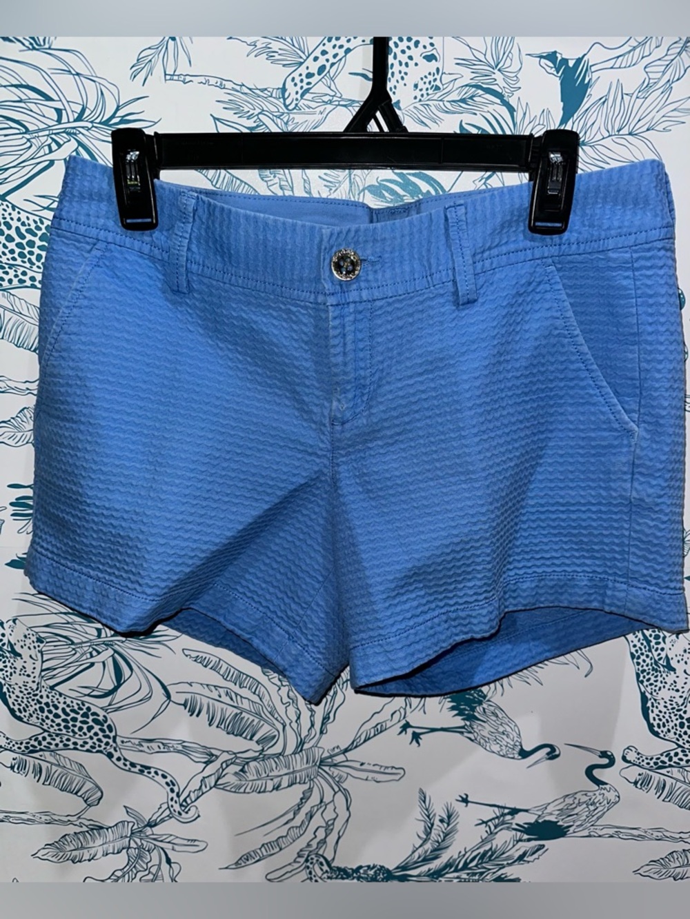 Lilly Pulitzer Periwinkle Textured Shorts
